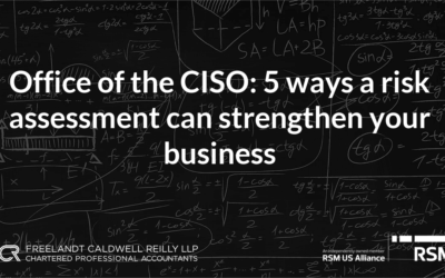Office of the CISO: 5 ways a risk assessment can strengthen your business