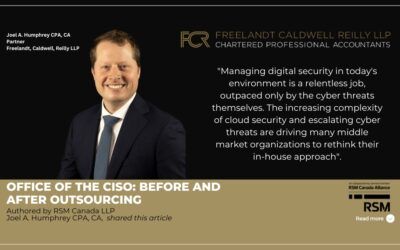 Office of the CISO: Before and after outsourcing