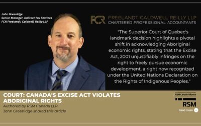 Court: Canada’s Excise Act violates Aboriginal rights