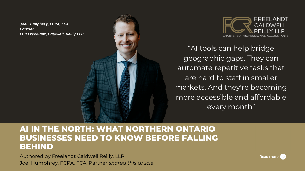 AI in the North: What Northern Ontario Businesses Need to Know Before Falling Behind