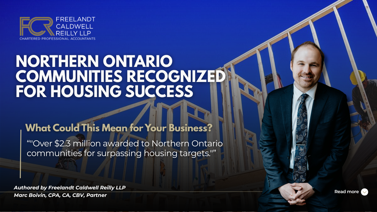 Northern Ontario Communities Recognized for Housing Success